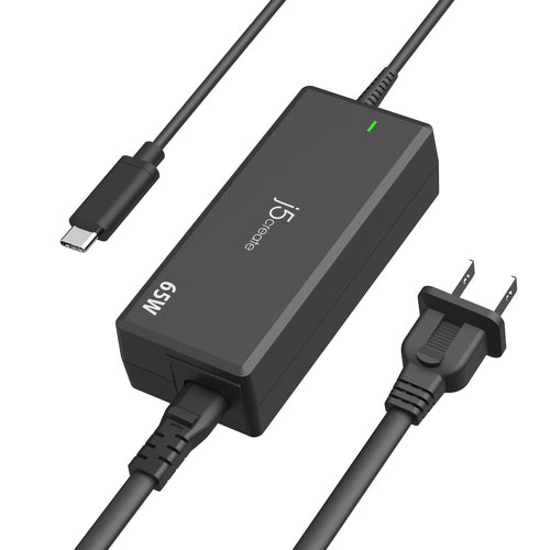 j5create JUP1265 power adapter/inverter Indoor 65 W Black