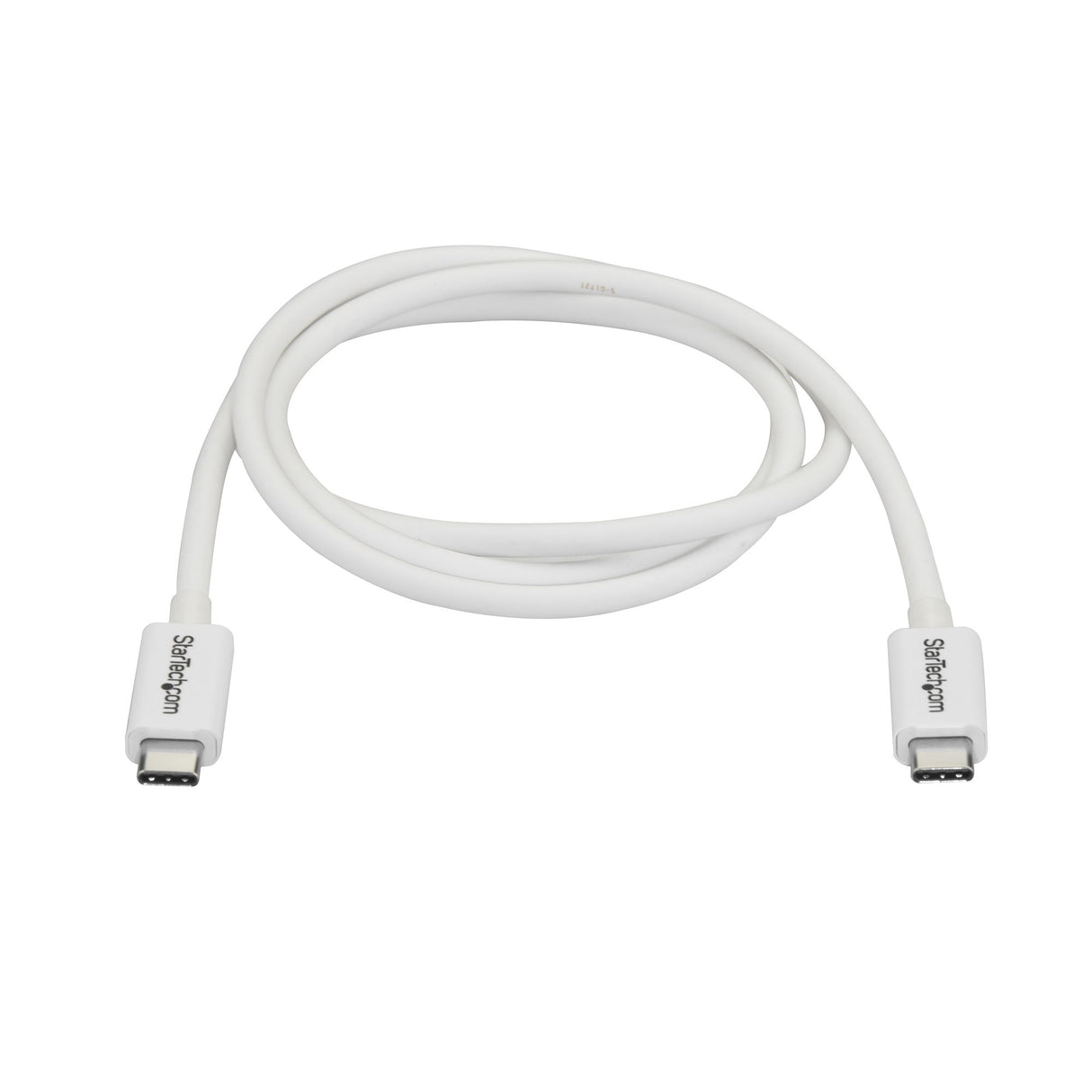 StarTech.com 3.3ft (1m) Thunderbolt 3 Cable, 20Gbps, 100W PD, 4K, Thunderbolt Certified, Compatible with Thunderbolt 4/USB 3.2/DisplayPort