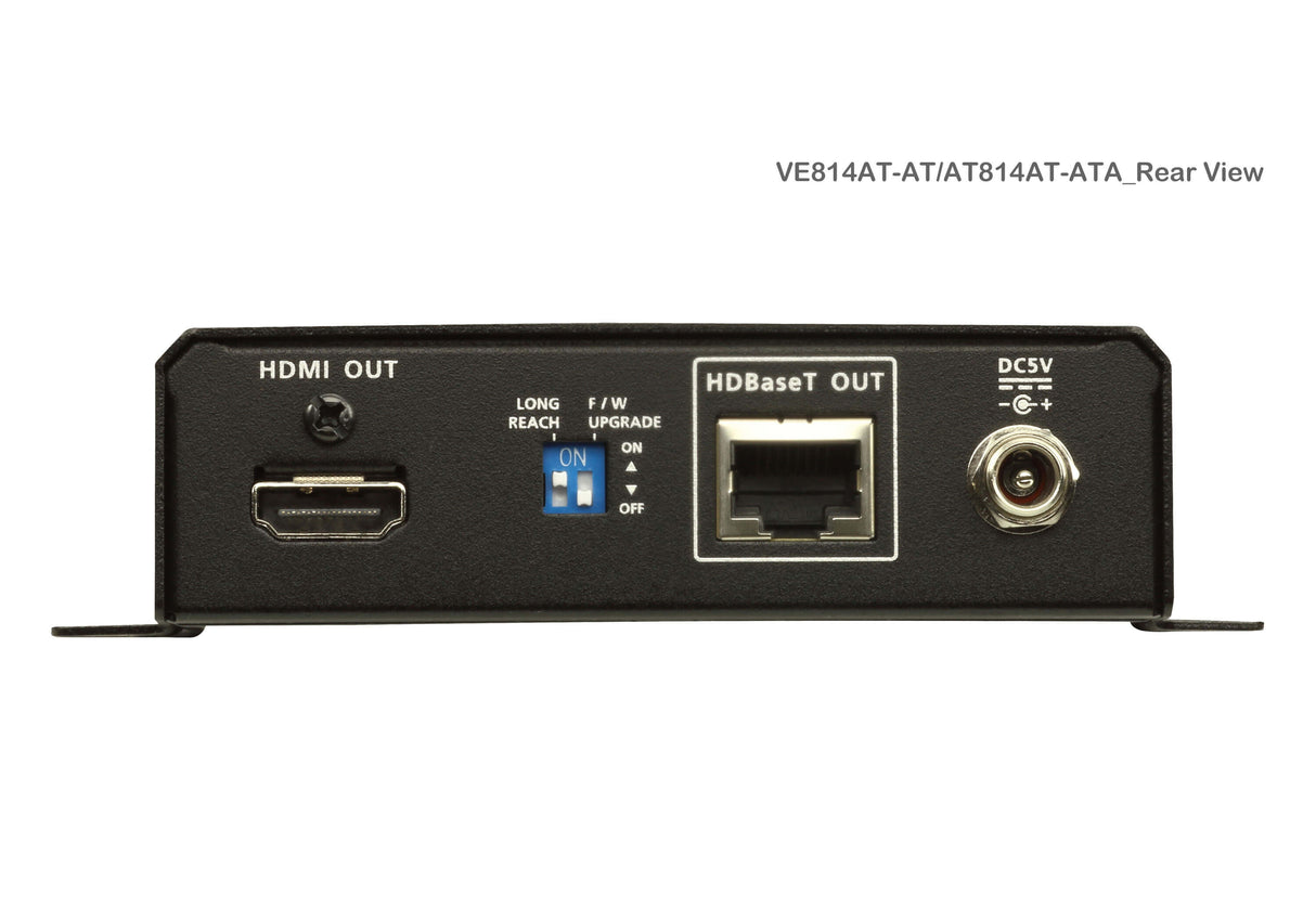 ATEN VE814AT AV extender AV transmitter Black