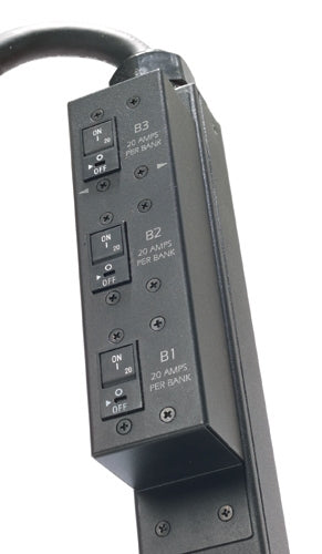APC NetShelter Basic Rack PDU, Zero U, 12.5kW, 208V, 30 C13 and 6 C19 outlet, 10ft input cord