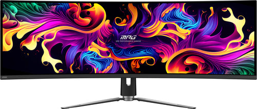 MSI MPG 491CQPX QD-OLED computer monitor 124.5 cm (49") 5120 x 1440 pixels Dual QHD Black