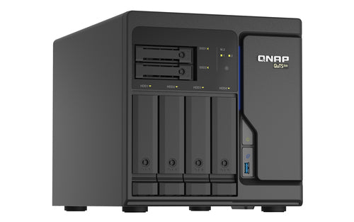 QNAP TS-h686 NAS Tower Intel® Xeon® D D-1602 8 GB DDR4 0 TB QuTS hero Black
