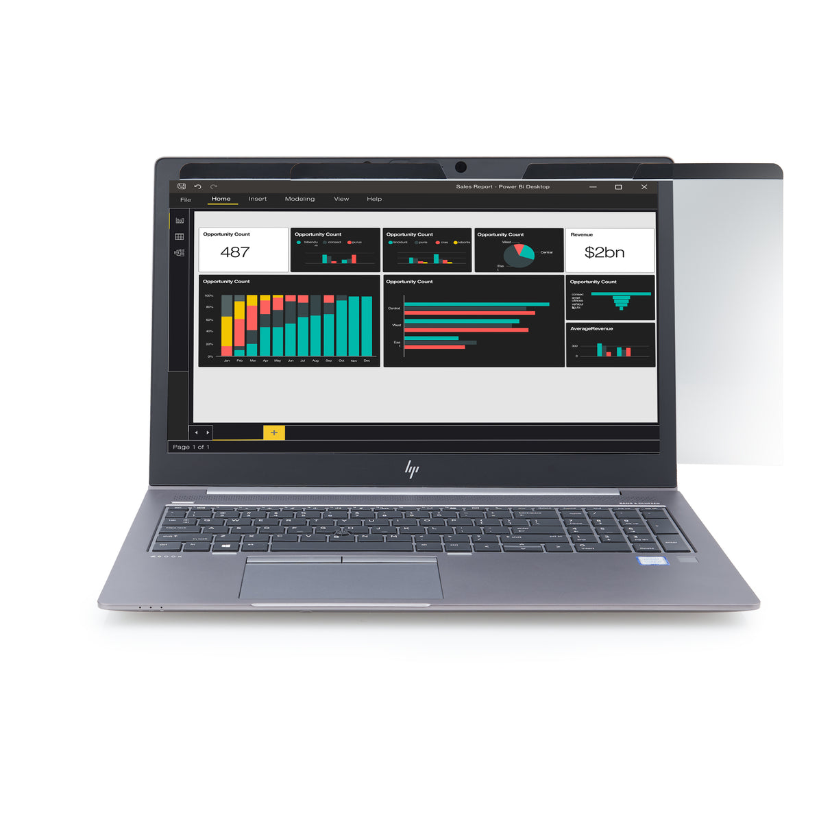 StarTech.com Laptop Privacy Screen for 15.6" Notebook - Magnetic Removable Laptop Display Security Filter - Blue Light Reducing Screen Protector - 16:9 - Matte/Glossy - +/-30 Degree - TAA