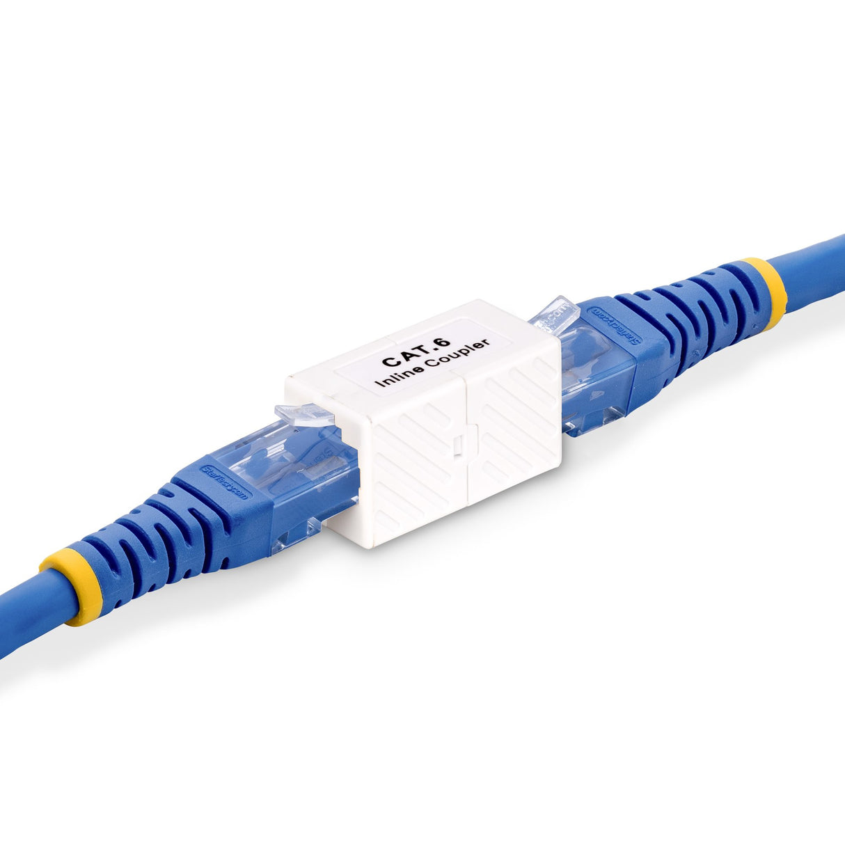 StarTech.com RJ45 Coupler, Inline Cat6 Coupler, Female to Female (F/F) T568B Connector, Unshielded Ethernet Cable Extension