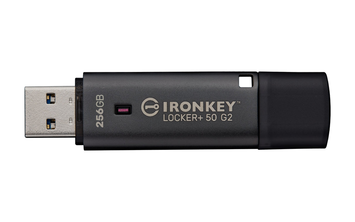 Kingston Technology IronKey 256GB Locker Plus 50 G2, FIPS 197, AES-256