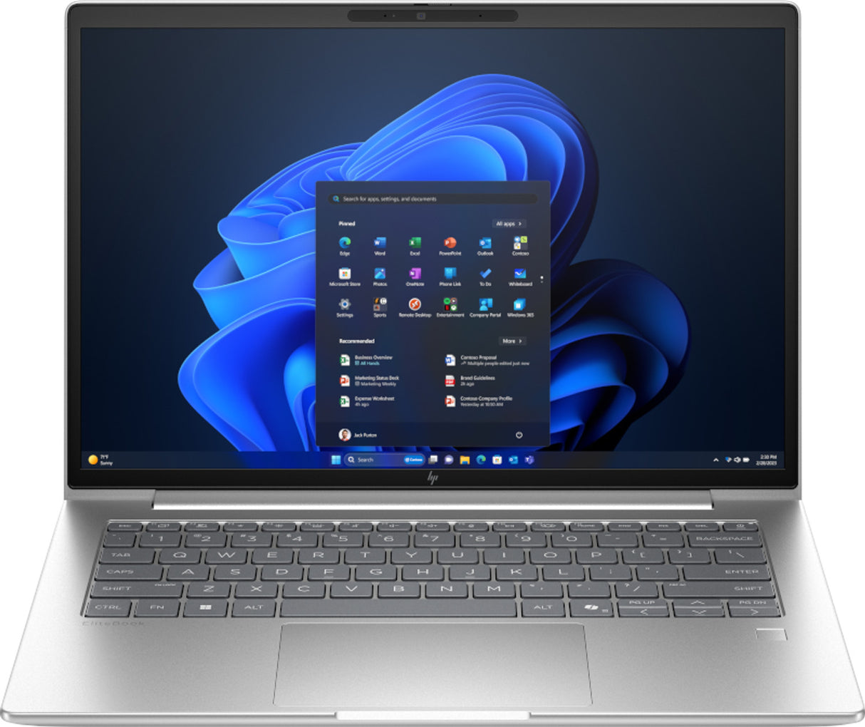 HP EliteBook 6 G1i AI PC Wolf Pro Security Edition Intel Core Ultra 7 265U Laptop 35.6 cm (14") WUXGA 32 GB DDR5-SDRAM 512 GB SSD Wi-Fi 7 (802.11be) Windows 11 Pro Silver