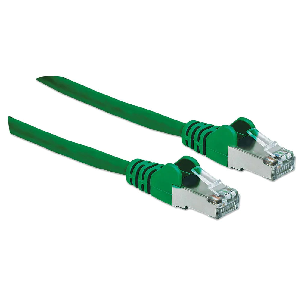 Intellinet IEC-C6AS-GR-25 networking cable Green 7.5 m Cat6a U/UTP (UTP)