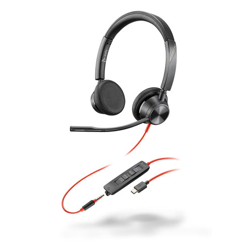 HP Poly Poly Blackwire 3325 Microsoft Teams Certified USB-C Headset