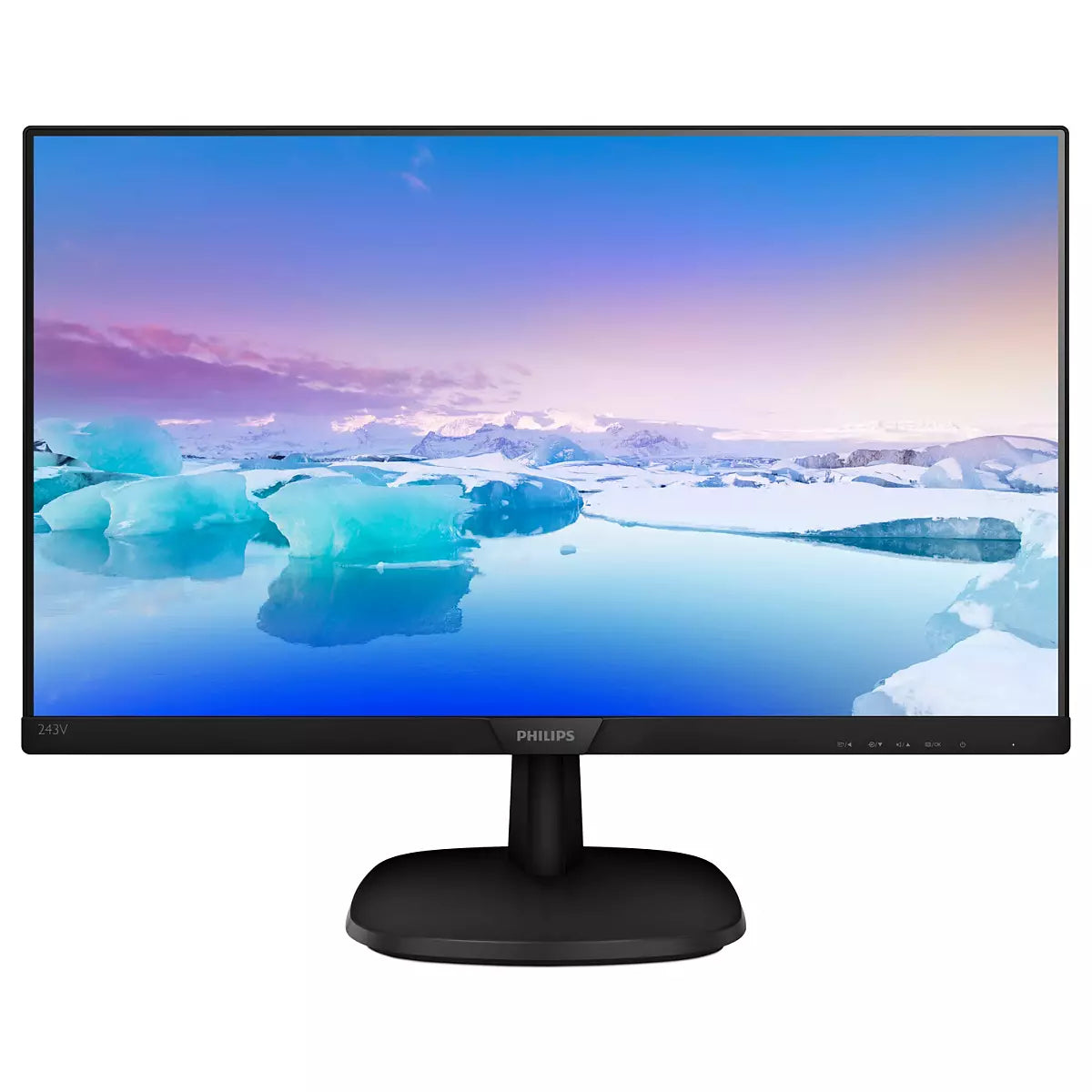 Philips V Line 243V7QJAB/27 computer monitor 60.5 cm (23.8") 1920 x 1080 pixels Full HD LED Black