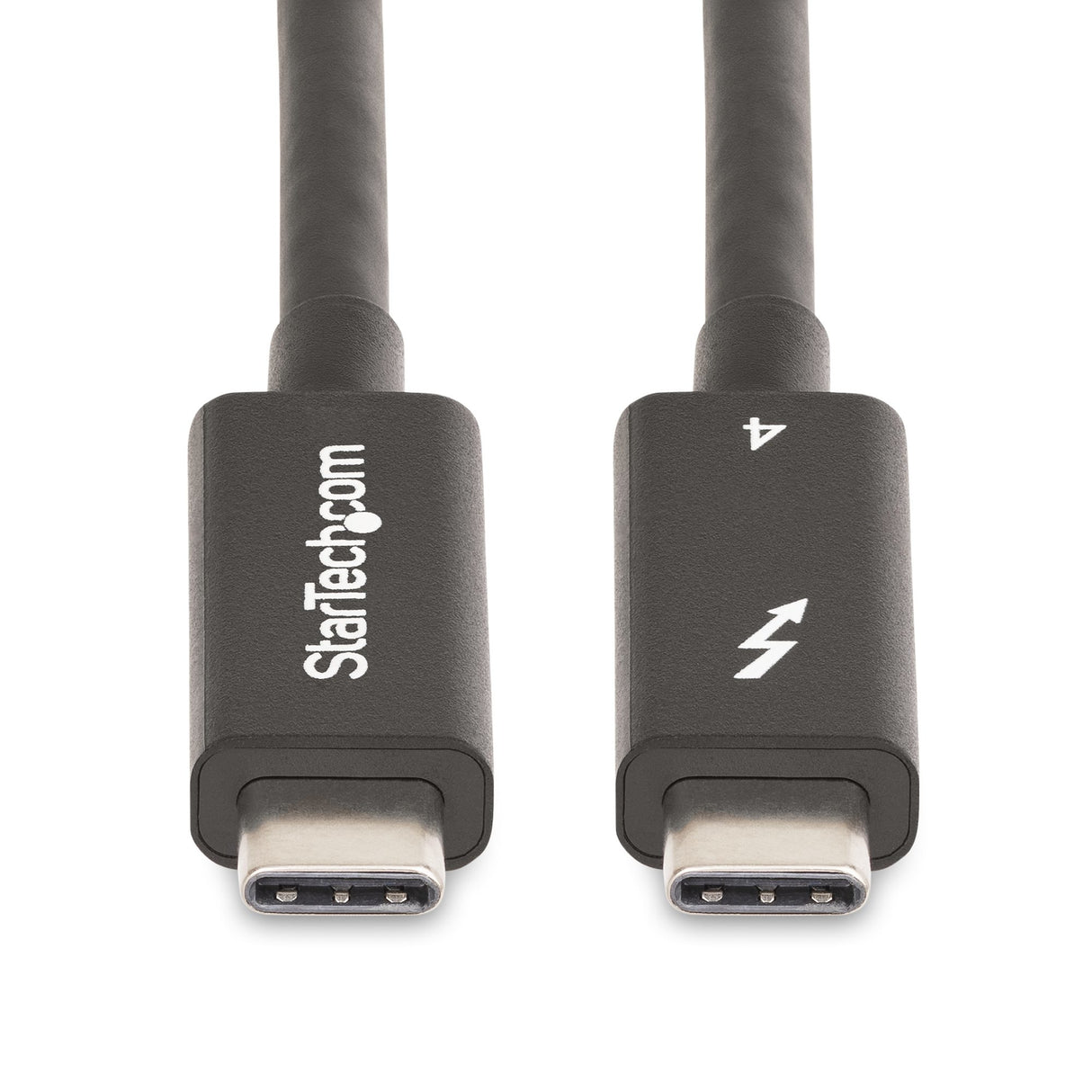 StarTech.com 6.6ft (2m) Active Thunderbolt 4 Cable, 40Gbps, 100W Power Delivery, 4K/8K Video, Intel-Certified Thunderbolt Cable - Compatible w/ USB4/Thunderbolt 4/ USB 3.2/ USB Type-C/DisplayPort/Thunderbolt 3