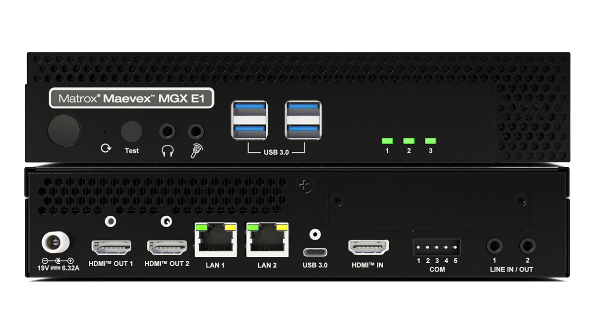 Matrox MVX-MGXE1Y-NA video servers/encoder 3840 x 2160 pixels 60 fps