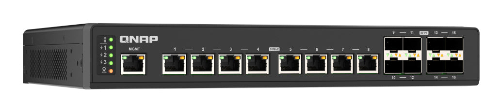 QNAP QSW-IM3216-8S8T network switch Managed L2 10G Ethernet (100/1000/10000) Black