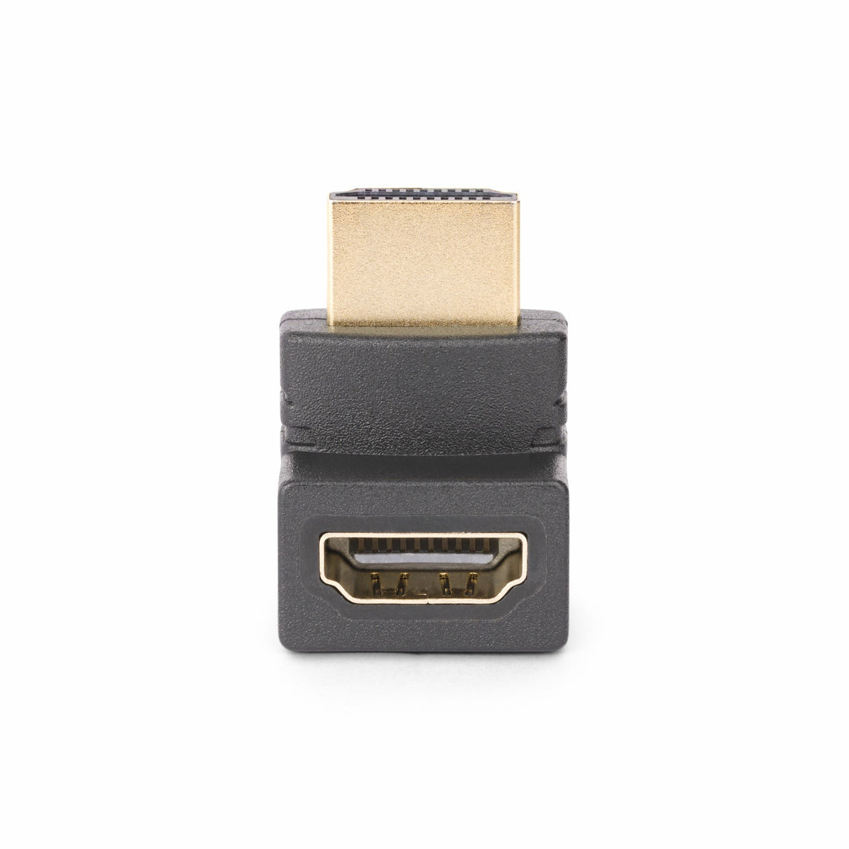 StarTech.com Up Angle HDMI 2.0 Adapter, Male to Female, Vertical 90-Degree Angled HDMI Port Saver, 4K 60Hz, High Speed HDMI Connector Extension, M/F