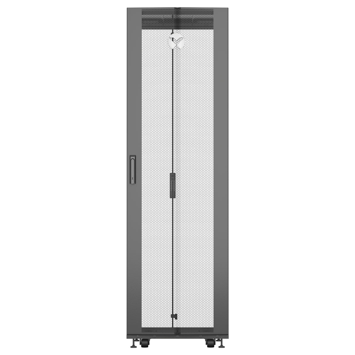 Vertiv VR Rack VR3100 rack cabinet 42U Freestanding rack Black, Transparent