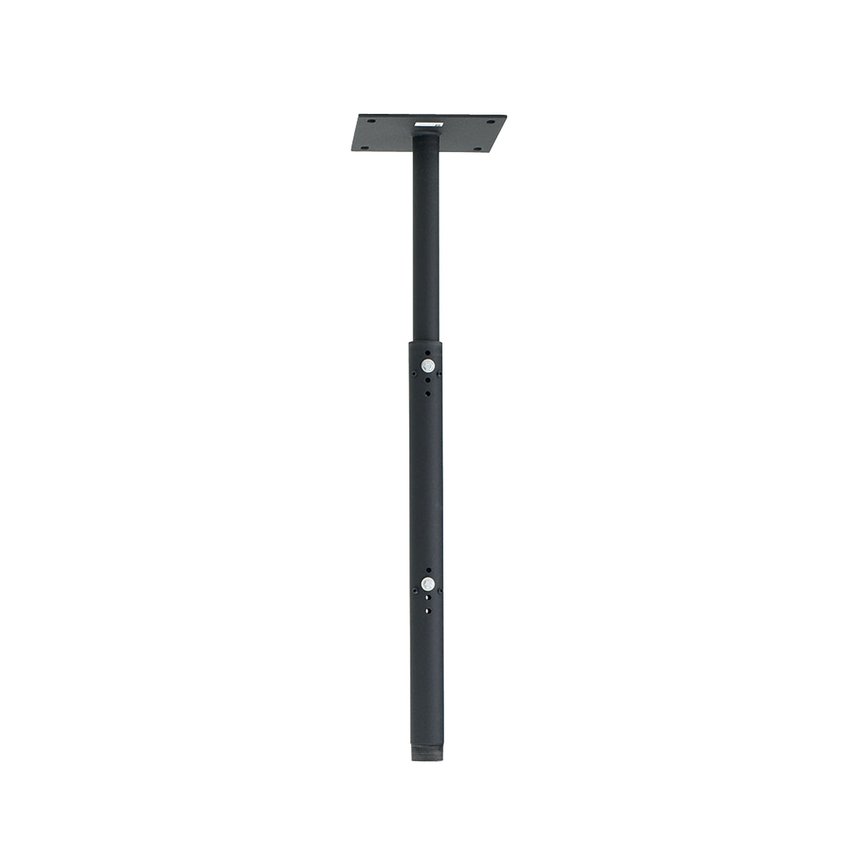 Chief 8 Inch (203 mm) Ceiling Plate with Adjustable 1.5 Inch NPT Column in Black