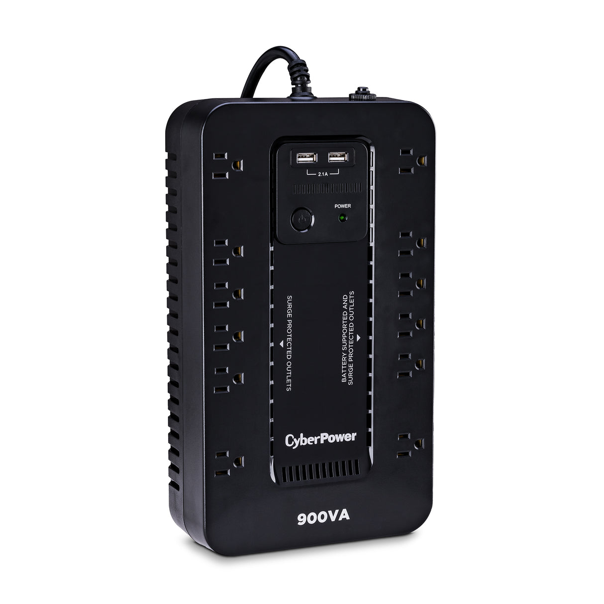 CyberPower ST900U uninterruptible power supply (UPS) Standby (Offline) 0.9 kVA 500 W 12 AC outlet(s)
