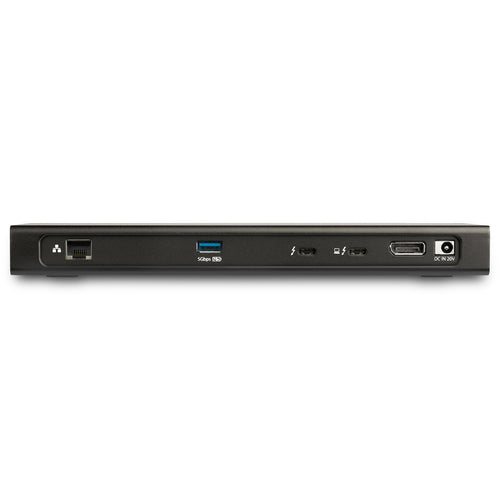 StarTech.com Thunderbolt 3 Dock - Dual Monitor 4K 60Hz TB3 Laptop Docking Station with DisplayPort - PCIe M.2 NVMe SSD Enclosure - 85W Power Delivery - SD 4.0, 10Gbps USB-C, 2 USB-A Hub - TAA