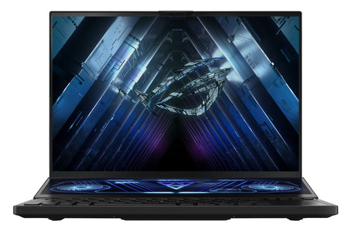 ASUS ROG Zephyrus Duo 16 GX650PZ-XS96 laptop AMD Ryzen™ 9 7945HX 40.6 cm (16") WQXGA 32 GB DDR5-SDRAM 1 TB SSD NVIDIA GeForce RTX 4080 Wi-Fi 6E (802.11ax) Windows 11 Pro Black