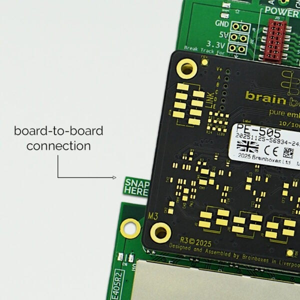 Brainboxes PE-505 network switch Unmanaged Fast Ethernet (10/100) Multicolour