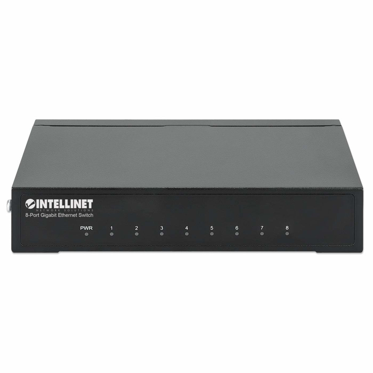 Intellinet 8-Port Gigabit Ethernet Switch, Desktop size, Metal Housing, IEEE 802.3az (Energy Efficient Ethernet)