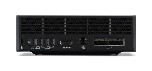 Acer Veriton GN100 GB10 128 GB LPDDR5x-SDRAM 4 TB SSD DGX OS Mini PC Workstation Black, Grey