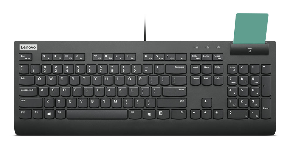 Lenovo Smartcard Wired II keyboard Home/Office USB US English Black