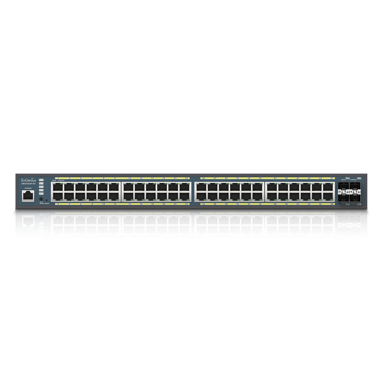 EnGenius Switch 48-port GbE PoE.af/at(+) 410W 4xSFP L2 19i