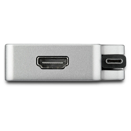 StarTech.com USB C Multiport Adapter to 4K HDMI or 1080p VGA - USB Type C Travel Dock with 95W PD Pass-Through, USB-A, Gigabit Ethernet - USB-C Video Display Adapter Mini Docking Station