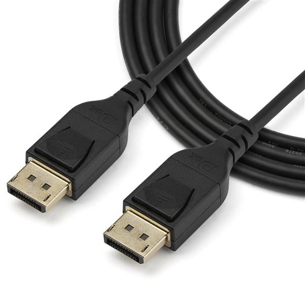 StarTech.com 3ft (1m) VESA Certified DisplayPort 1.4 Cable - 8K 60Hz HBR3 HDR - UHD DisplayPort to DisplayPort Monitor Cord - Ultra HD 4K 120Hz DP 1.4 Slim Video Cable M/M DP Connector