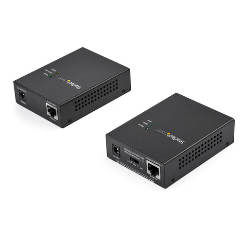 StarTech.com 1 Port Gigabit PoE Injector & Splitter Kit - 60W High Power over Ethernet Injector 100m/12-24V DC Splitter 802.3bt Midspan Single Port Ultra PoE LAN/RJ45 Security/Monitoring