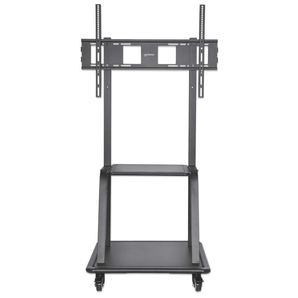 Manhattan Trolley Mount Stand for TV & Monitors, For screens 37" to 100", VESA compatibility: all between 200x200 to 800x600mm - check the dimensions of the four mounting holes on back of screen to ensure it fits, Max 150kg, Black, LFD, Stand...