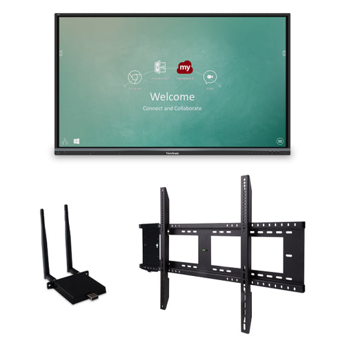Viewsonic IFP6550-E1 interactive whiteboard 165.1 cm (65") 3840 x 2160 pixels Touchscreen Black
