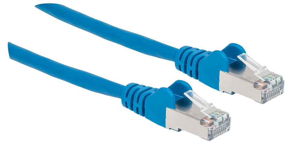 Intellinet 315982 networking cable Blue 0.3 m Cat6a S/FTP (S-STP)