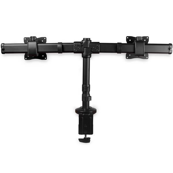 StarTech.com Desk-mount Dual-Monitor Arm - Cross Bar - Grommet/Desk Clamp Mount - For up to 27" (17.6lb/8kg) Displays
