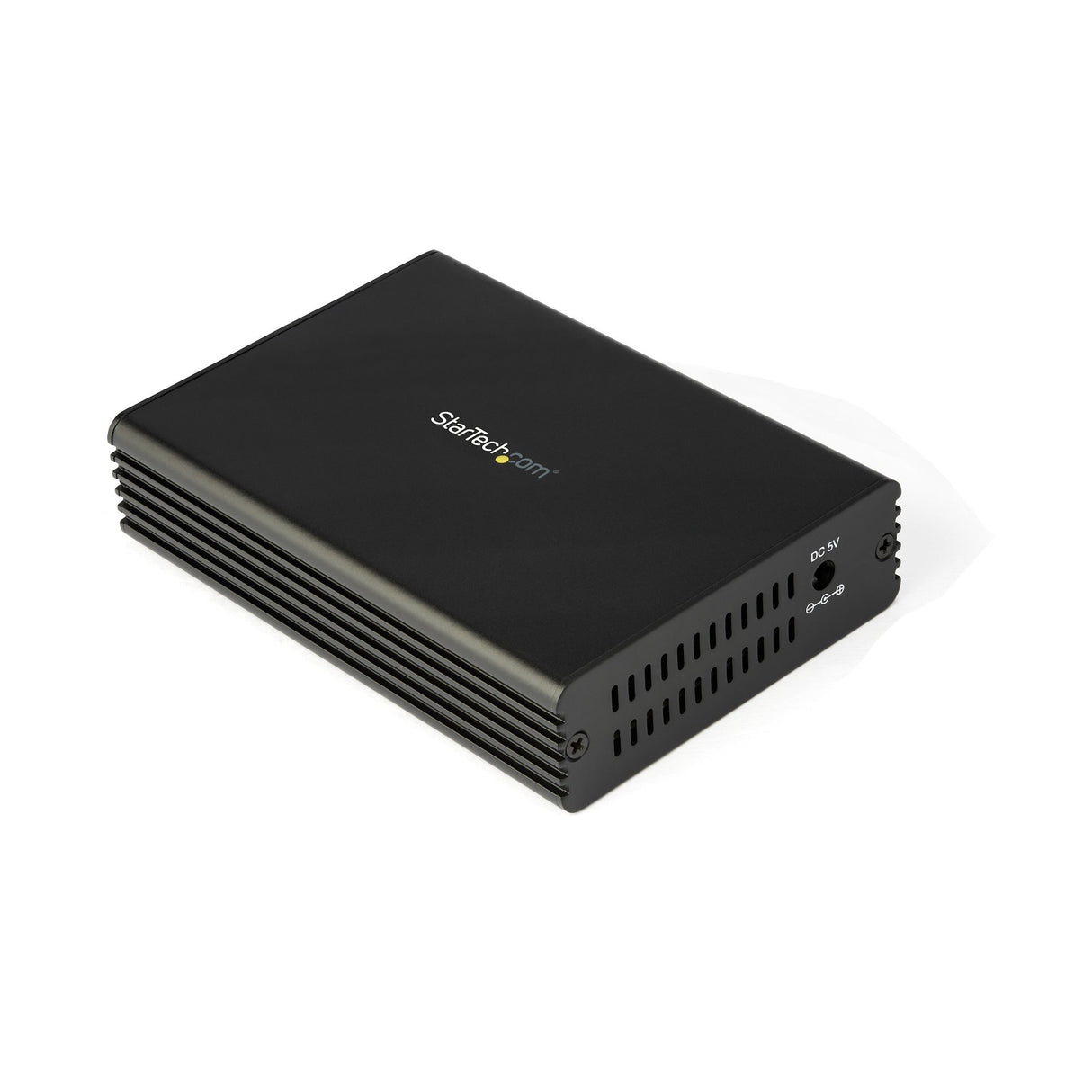 StarTech.com 10GbE Multi-Gigabit Open SFP+ Fiber Media Converter, Standalone 10 Gigabit Ethernet RJ-45 to 10GBASE-T SFP, Single-Mode / Multi-Mode, 9K Jumbo Frames