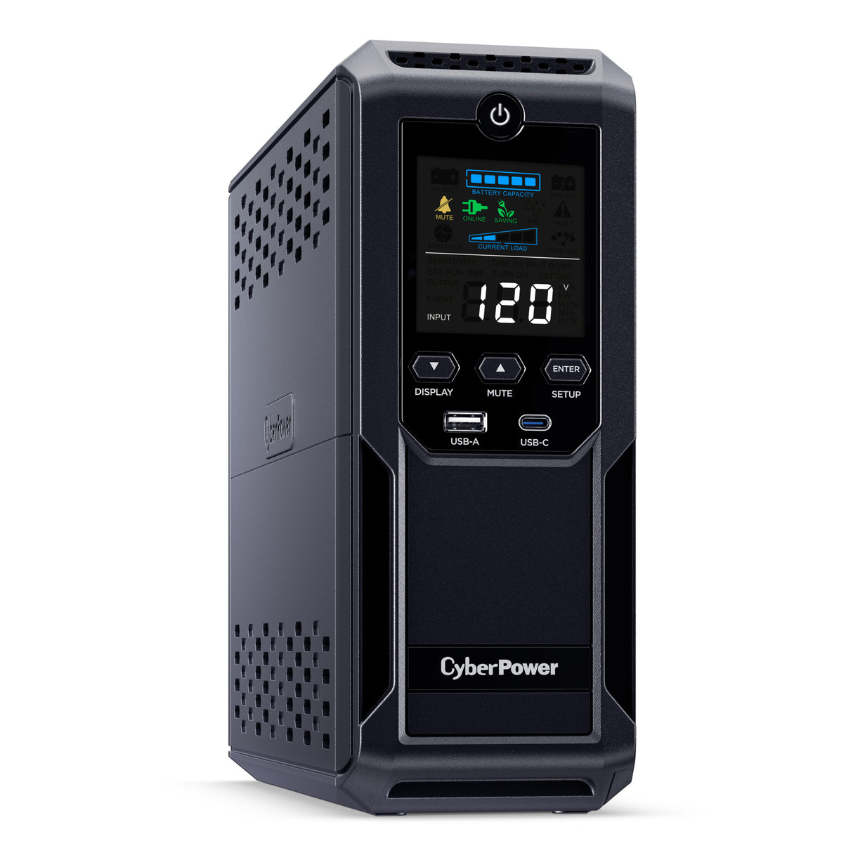 CyberPower LCD CP1500AVRLCD3 uninterruptible power supply (UPS) Line-Interactive 1.5 kVA 900 W 12 AC outlet(s)