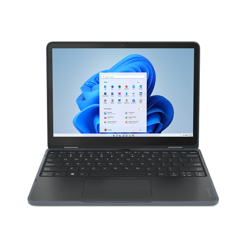 Lenovo 500w Yoga Gen 4 Intel® N N200 Hybrid (2-in-1) 31 cm (12.2") Touchscreen WUXGA 8 GB LPDDR5-SDRAM 128 GB SSD Wi-Fi 6 (802.11ax) Windows 11 Pro Grey QWERTY US English