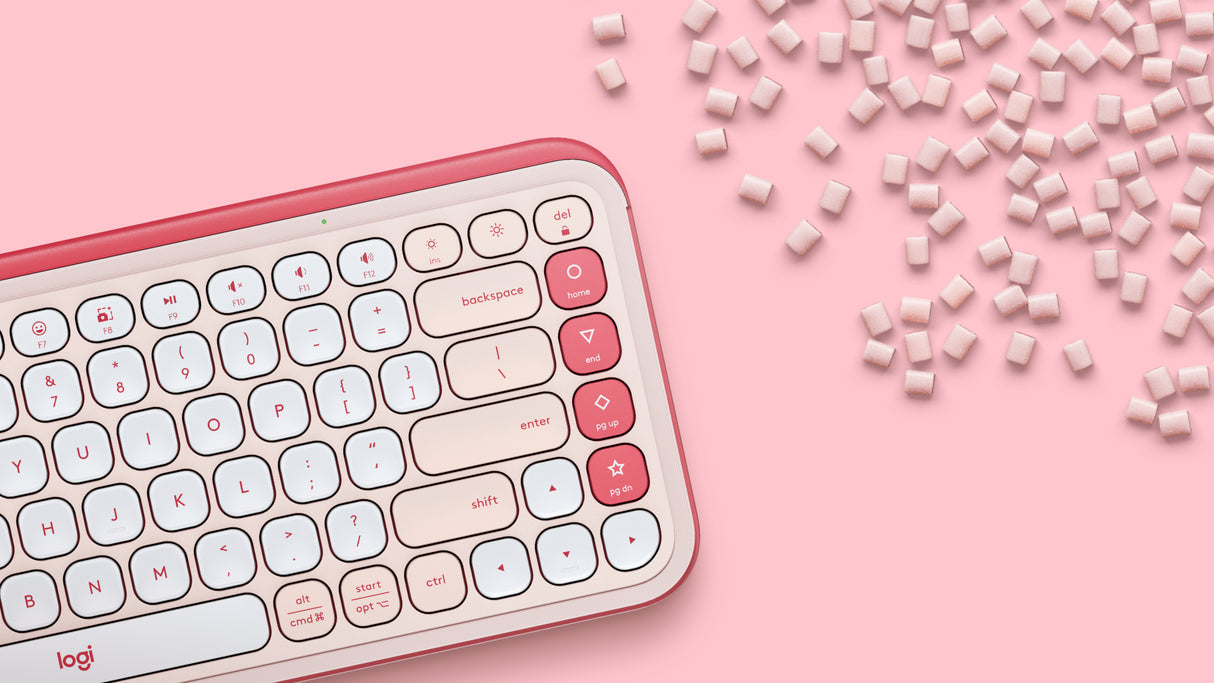 Logitech 920-013049 keyboard Universal Bluetooth QWERTY English Rose
