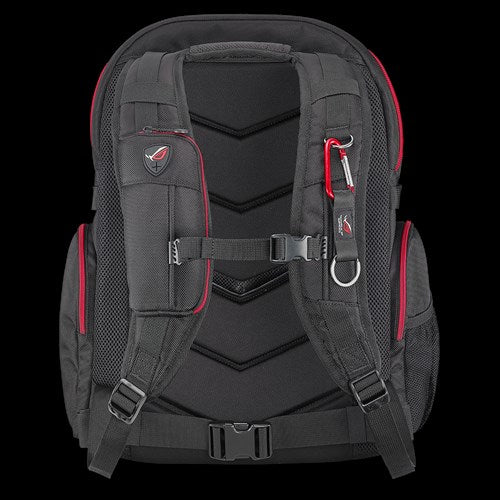 ASUS ROG XRANGER backpack Black/Red Nylon, Rubber