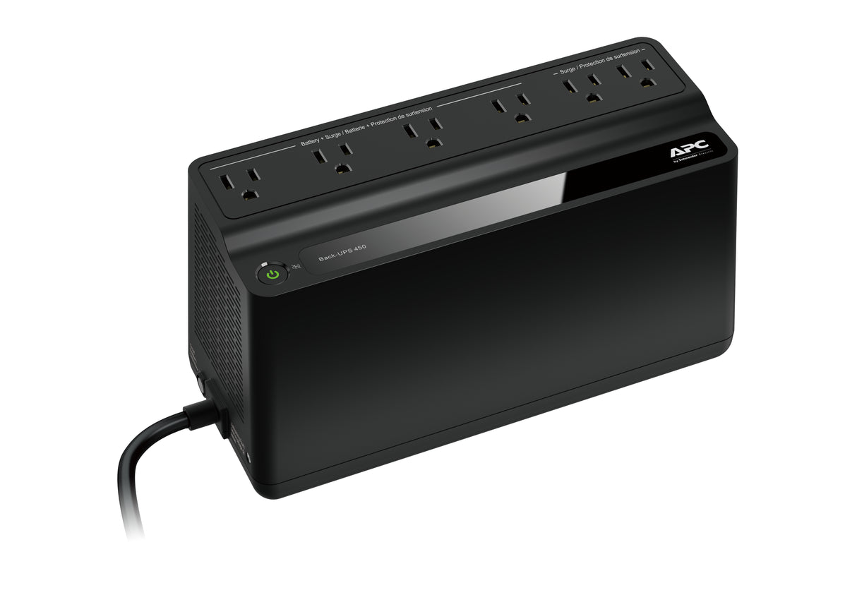 APC BN450M-CA uninterruptible power supply (UPS) Standby (Offline) 0.45 kVA 255 W 6 AC outlet(s)