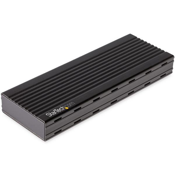 StarTech.com USB-C 10Gbps to M.2 NVMe SSD Enclosure - Portable External M.2 NGFF PCIe Aluminum Case - 1GB/s Read/Write - Supports 2230, 2242, 2260, 2280 - TB3 Compatible - Mac & PC - TAA