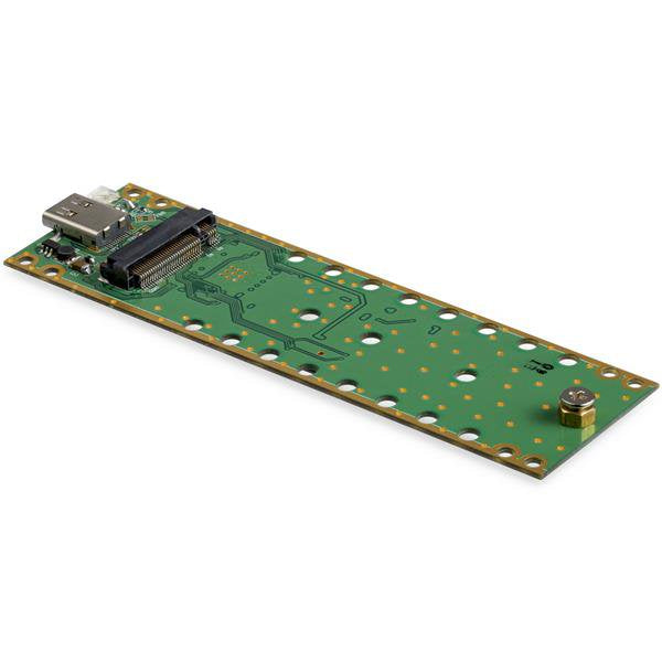 StarTech.com USB-C 10Gbps to M.2 NVMe SSD Enclosure - Portable External M.2 NGFF PCIe Aluminum Case - 1GB/s Read/Write - Supports 2230, 2242, 2260, 2280 - TB3 Compatible - Mac & PC - TAA