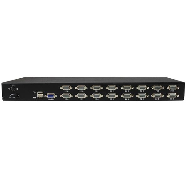 StarTech.com 16 Port 1U Rackmount USB KVM Switch with OSD - TAA