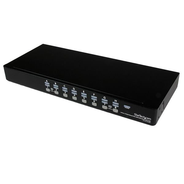 StarTech.com 16 Port 1U Rackmount USB KVM Switch with OSD - TAA