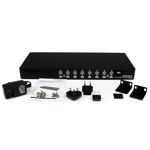 StarTech.com 16 Port 1U Rackmount USB KVM Switch with OSD - TAA