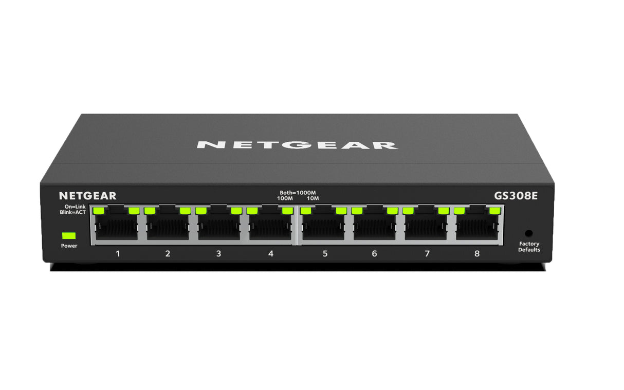 NETGEAR 8-Port Gigabit Ethernet Plus Switch (GS308E)