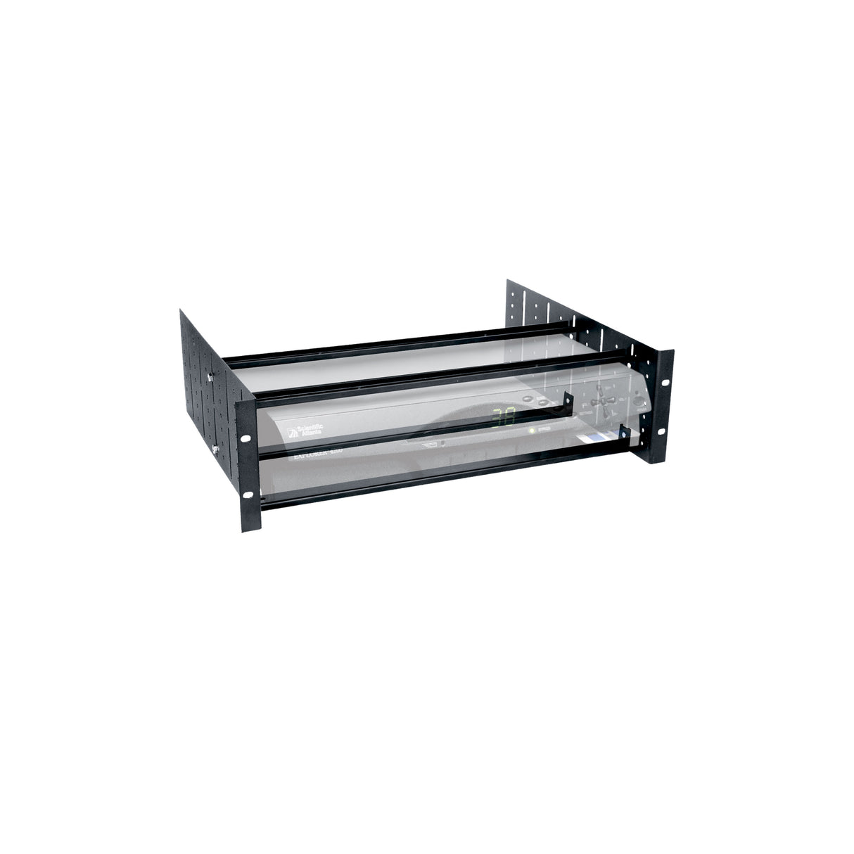 Middle Atlantic 2 RU Open Satellite & Cable Box Clamp Rackshelf