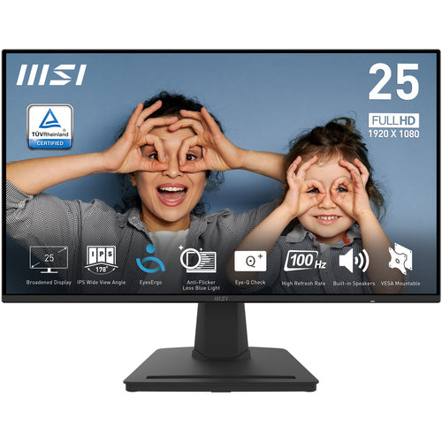 MSI PRO MP252 computer monitor 62.2 cm (24.5") 1920 x 1080 pixels Full HD LED Black