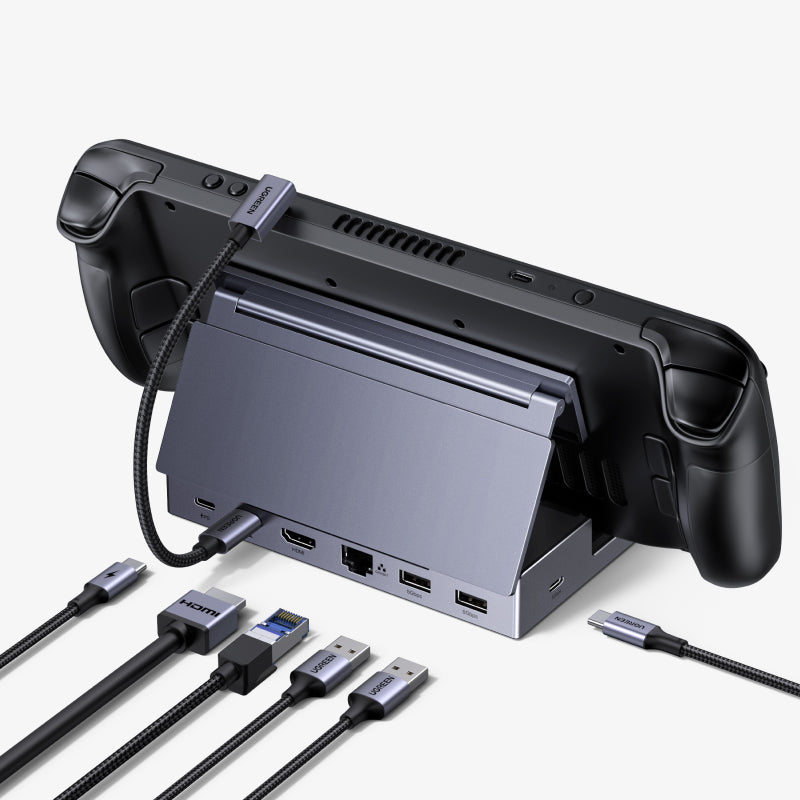 Ugreen CM800 6-IN-1 USB-C DOCKING STATION Grey
