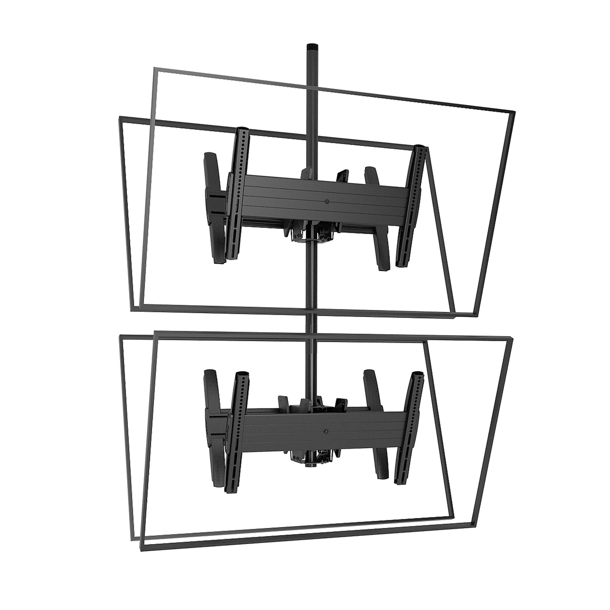 Chief Fusion® Medium Back-to-Back Stacked Ceiling Mounts